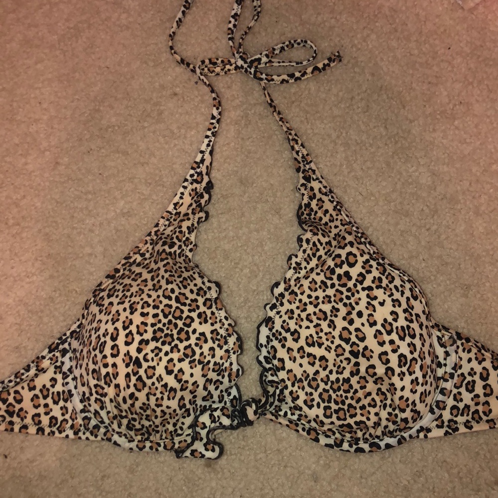 cheetah print bikini: victoria secret